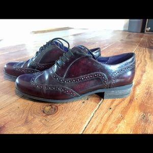 Clark’s patent brogues